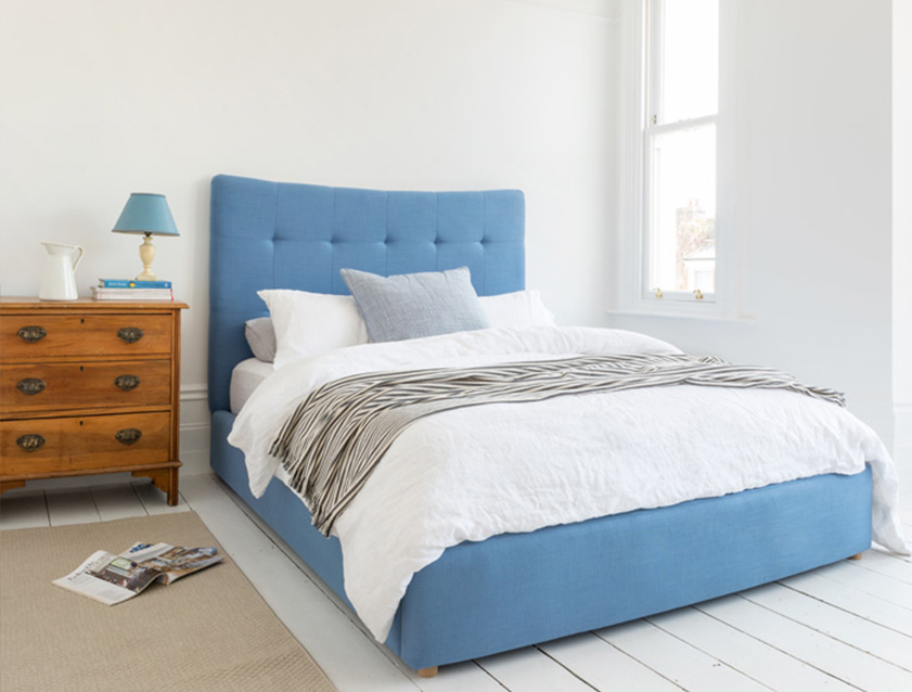 Mountclare King Bed Tough as Houses Cornflowers